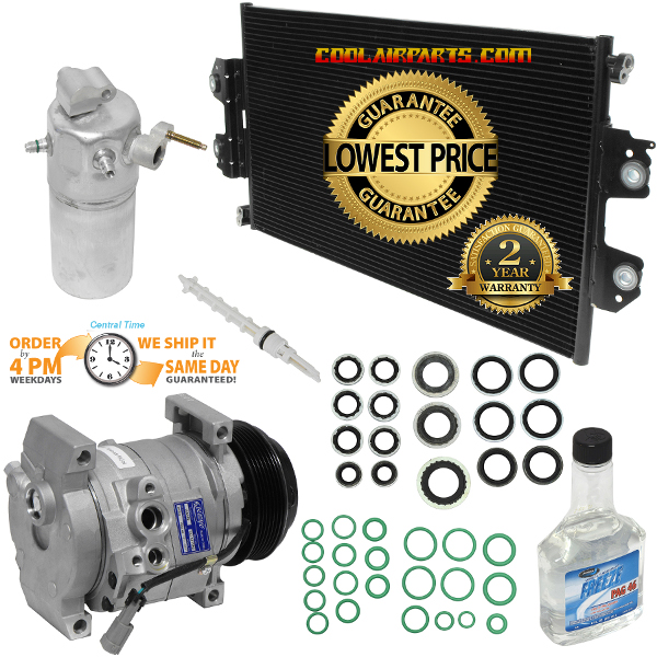 New A/C Compressor Kit w/ Condenser KT 2228A - Express 1500 Savana 1500